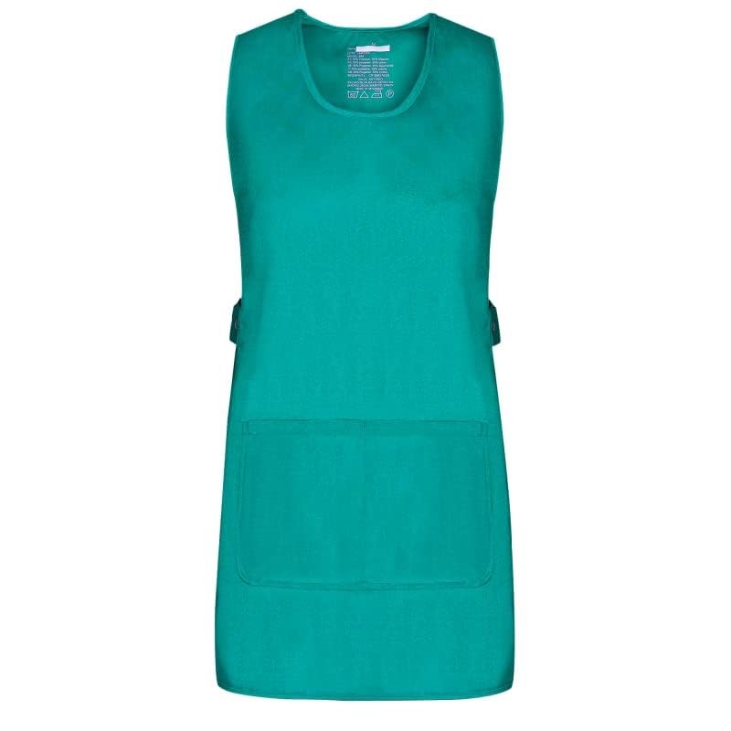 MISEMIYA Unisex Cleaning Apron Sanitary BZZ-868, Green, L