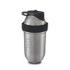 SHAKESPHERE Tumbler STEEL: Insulated Protein Shaker Bottle Keeps Hot Drinks