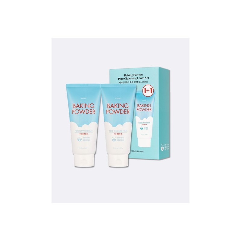 Etude Studio Baking Powder Pore Cleansing Foam Duo Set 300g*2