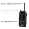 tee-uu COM TAC Digital Radio Holster Black | Padded Device