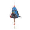 Resin Bird Wind Chime Resin Wood Hand Painted Delightful Melody