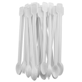AXLIZER 200PCS Mini Plastic Coffee Blender Spoon & Tea Stirrer