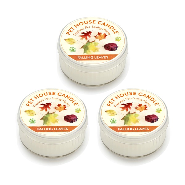 Pet House Mini Candles for Pet Odor Made with Natural
