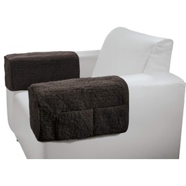 Erwin Müller Armrest Protectors Pack of 2 Brown Size 50 x 60 cm