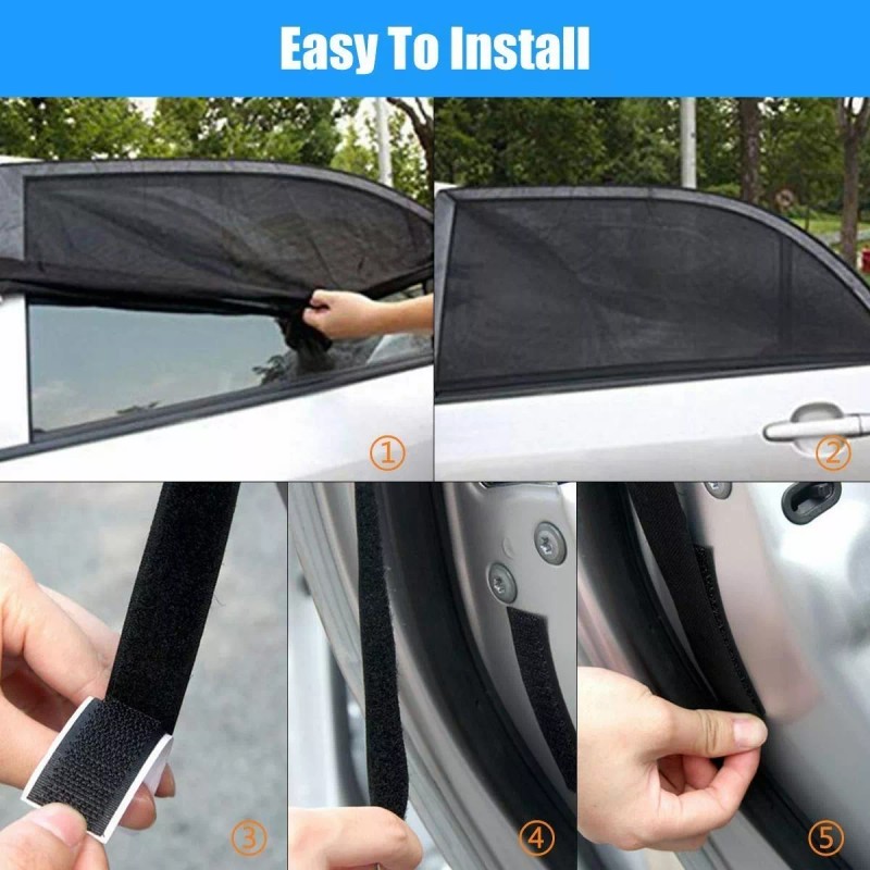 luis 4 Lateral Ventana Cubre Sol Automotiv Cortains Parasol Coche