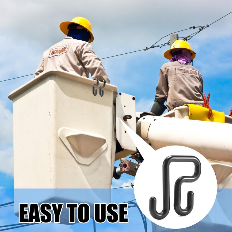 CroBlissful Lineman Bucket Hooks Truck Blanket Hooks for Aerial Bucket