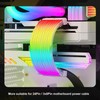 ARGB Extension Sleeved Cable 5V 3 PIN Bendable Silicone Synchronized