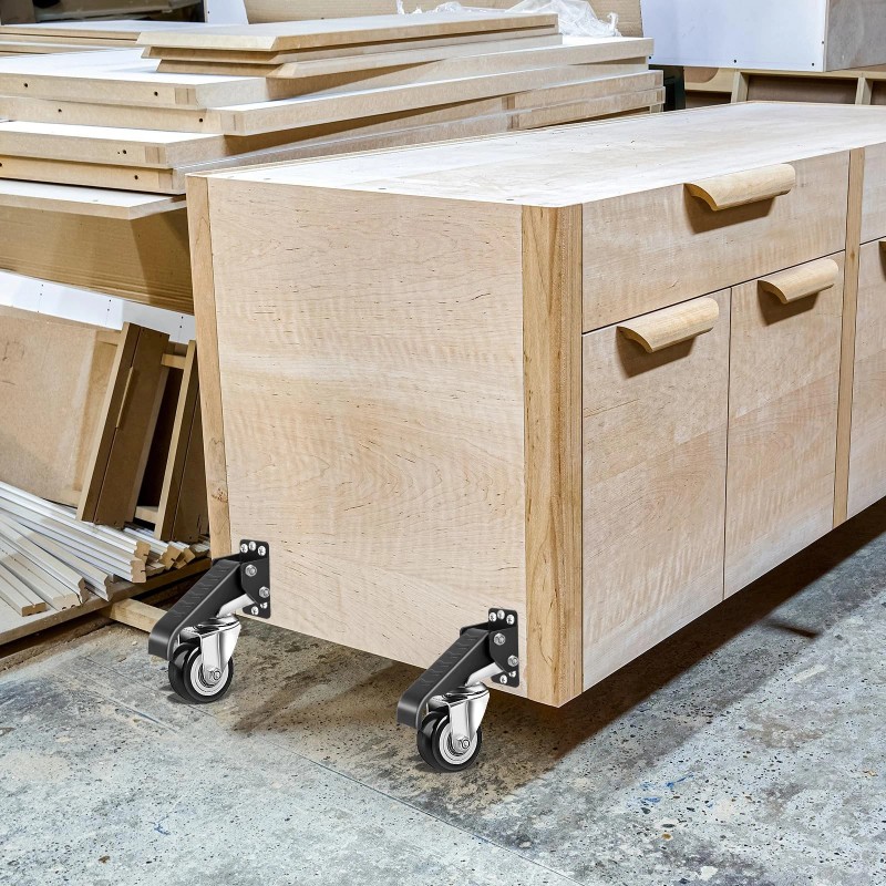 Spacecare Workbench Casters Kit 600Lbs Heavy Duty Quick Release 2