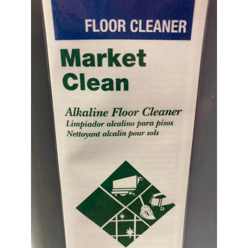 Ecolab 61248561 Market Clean Alkaline Daily Floor Cleaner 64 oz