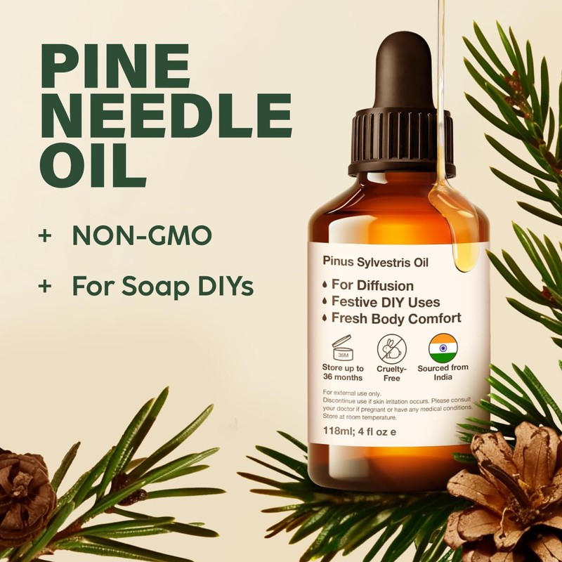 Kukka Pine Essential Oil for Diffuser - 4 Fl Oz