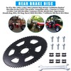 JINGKE 65 Teeth #35 Chain Rear Sprocket Compatible with 100cc