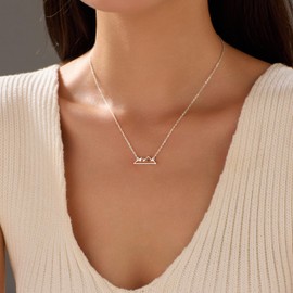 925 Sterling Silver Mustard Seed Necklace for Women Move Mountain Faith Pendant Necklace Dainty 14k Gold Plated Graduation Necklaces Jewelry Baptism Confirmation Religious Christian Graduation Gifts (Silver)