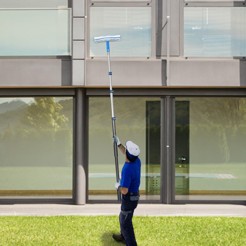 Lineslife Multi-Purpose 12ft Extension Pole, Lightweight Durable Aluminum Alloy Telescopic