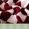 Elegant Comfort Premium Checkered Reversible Throw Blanket - Ultra Soft