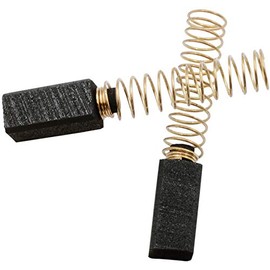 Carbon Brushes for Black & Decker DN750A Planer -- 6.35 x 6.35 x 13 mm -- 2.4 x 2.4 x 5.1 Inches