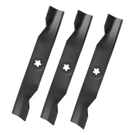 IDEASURE 532180054 High Lift Blades for 48" Deck, 180054 Mower Blades Compatible with Husqvarna YTH24V48 YTH2348, Poulan PP22V48, Craftsman, AYP, Replaces 173920 173921 539107519, 3 Pack