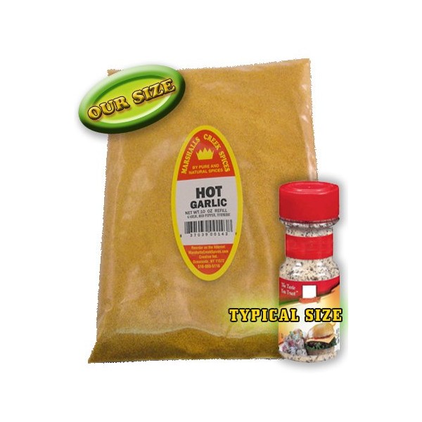 HOT GARLIC REFILL - FRESHLY PACKED IN FOOD GRADE HEAT SEALED POUCHES