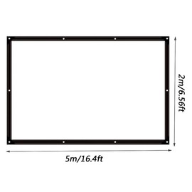 16.4ft x 6.56ft Clear Plastic Tarps Heavy Duty Waterproof PVC Tarpaulin Cloth Plastic Tear Resistance Windproof Outdoor Curtain rain Grommets with Cable Ties for Roof Camping Deck Porch Patio Garden