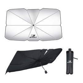 F Sports Special Car Sun Shade Umbrella with F-sport Logo Car Windshield Sunshade Umbrella with Freely Bend Handle F Sports IS LS RX ES Applicable Car Sun Shade High Light Shading Heat Insulation