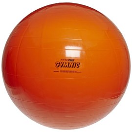 Gymnic Exercise and Play Ball with Thick Vinyl Exterior - 21 1/2 inches - Orange