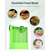 Pawfly Bearded Dragon Feeder - Escape-Proof Corner Reptile Food Box,