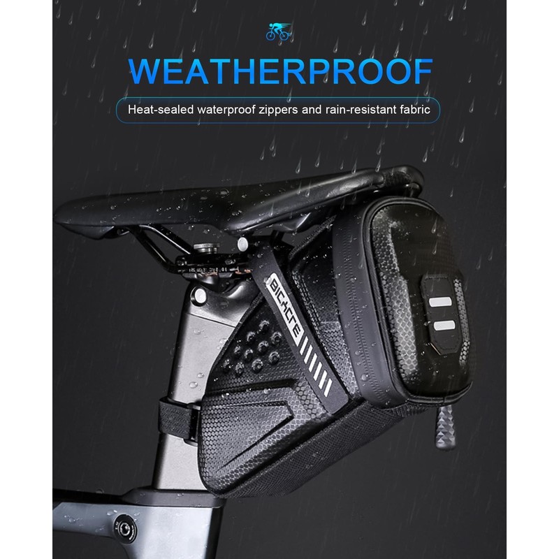 SUBORAWOS Bike Phone Mount Bag EVA Hard Shell Waterproof TPU