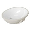 ARIEL 16" x 19.63" Oval Undermount Bathroom Sink Vanity In