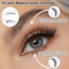 Nadiaen 2 Pairs Magnetic Eyelashes with Applicator, Reusable Magnetic Lashes,