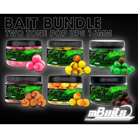 Magic Baits Bait Bundle Premium Two Tone Pop Ups All in One Bait Set Pop Up Boilies Economy Pack Carp Hookbaits Floating Value Pack Boilies Floating