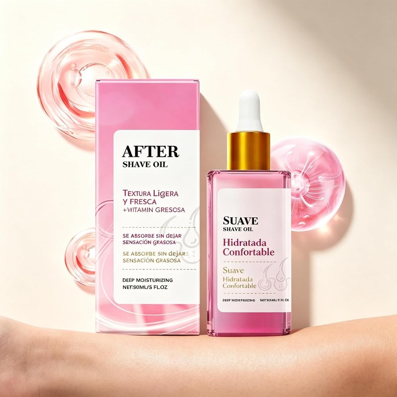 Aceite Pós-Afeitado para Cabello y Piel con Aroma a Fresa