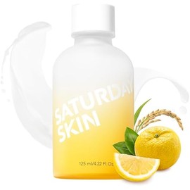 Saturday Skin Yuzu Vitamin C Bright Toner for Dryness Dullness Face Brightening Hydrate Tone Glow Niacinamide Smooth Skin Facial Water Korean Skincare Ideal for All Skin Type