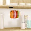 2pcs Universal Tumbler Lid Organizer, Under Cabinet Storage Rack, 3