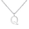 Philip Jones Sterling Silver Initial Q Necklace