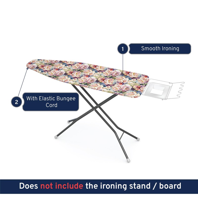 Encasa XO Ironing Board Cover and Pad 42"x14" - Free