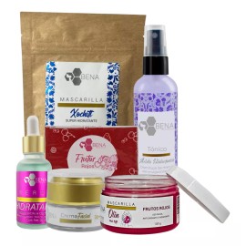 BENA Kit Skincare Antiage Acido Hialuronico Y Frutos Rojos Bena