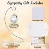 2 Pack Memorial Crystal Suncatcher,Sympathy Gifts for Loss of Loved
