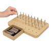 OLVULGG 36-Hole Wooden Pegboard for Occupational Therapy, Hand Therapy Peg