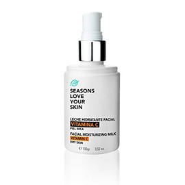 Seasons Love Your Skin Leche Hidratante Facial Rápida Absorción Antioxidante para Piel Seca con Vitamina C 100 ml