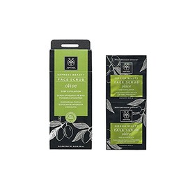 Apivita Face Scrub for Deep Exfoliation with Olive 2x8ml