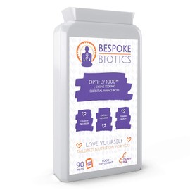 L-Lysine 1000mg - XL Box 3 Months 90 caps Not 60 | Opti- Ly 1000™ |Essential Amino Acid | Athletic Performance| Muscle Power | BP | Heart| Cold Sores| Leaky Gut| Sugar Support| Mood| Exam Anxiety