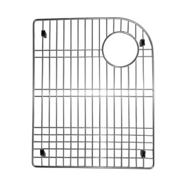 K-6001-ST Bottom Basin Rack Stainless Steel 14.7 Inches by 18 Inches Compatible With K-5931 K-5932 Sink Left Hand Basin