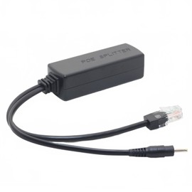 DSLRKIT 5V Active PoE Splitter 2.5mm x 0.7mm for Reolink E1 (V2), E1 Pro, E1 Zoom, Lumus V2 & Pro, 5V 2.4A Output, Supports 44-57V IEEE 802.3af/at/bt PoE Switches