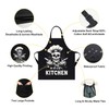 THISFIND Men's Funny Chef Skull Apron – Get Out of