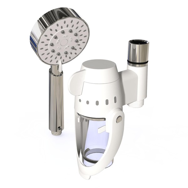 ShowerSpaah Bubble Showerhead Set - Innovative Mobility Shower Solution mixes
