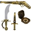 Rhode Island Novelty 5pc Pirate Pistol Set
