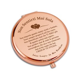 VivaJoy Regalo figlia - Regali per figlia, Regalo di Mamma papà figlia, Specchio tascabile Elegante, Regalo figlia Compleanno, Regali di laurea, Perfetto per ogni occasione Speciale