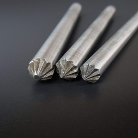 Leather Puncher POWERTOOL 1Pcs Leather Hole Punch Cutter Steel Flowering Puncher DIY Punching Tool for Leather, Watch Band, Canvas, Eyelet (4mm)