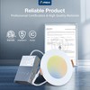 Amico 16 Pack 4 Inch 5CCT Ultra-Thin LED Recessed Ceiling