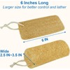 Esponja de Lufa Natural AhaTopia 6'' – Exfoliación Suave y