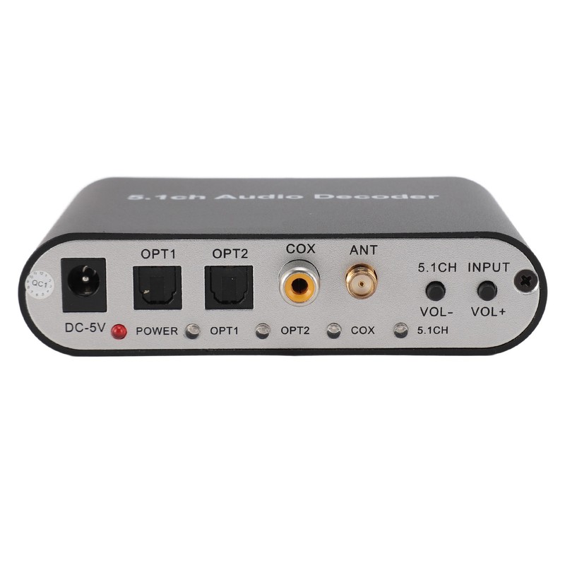 5.1 Channel Digital Sound Decoder Professional Bluetooth 5.0 Optical SPDIF